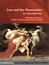 Law and the Humanities (eBook)